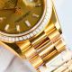 Swiss Rolex new Day-Date 36 Rock Candy Diamond Bezel Gold President Band Replica Watches (7)_th.jpg